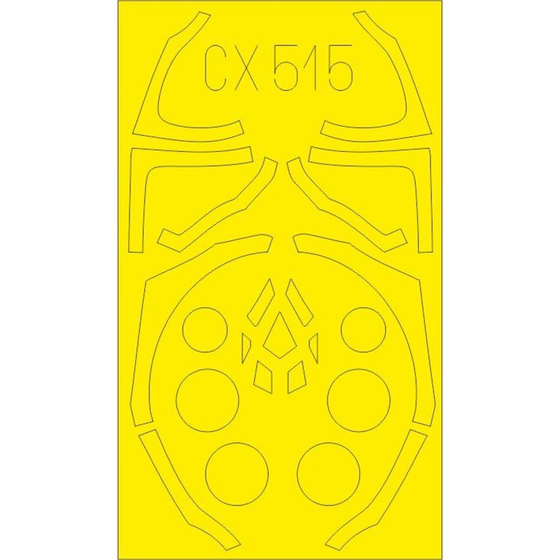 1/72 F-35B Masking Seal (for Hasegawa)