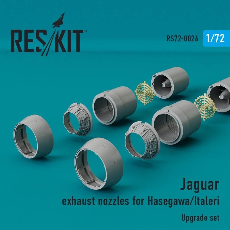 1/72 Jaguar Exhaust Nozzles (for Hasegawa/Italeri)