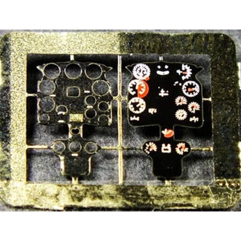1/72 Ki-44 Type 2 Single Battle Zhong Kui Colored Instrument Panel Hasegawa Etc.