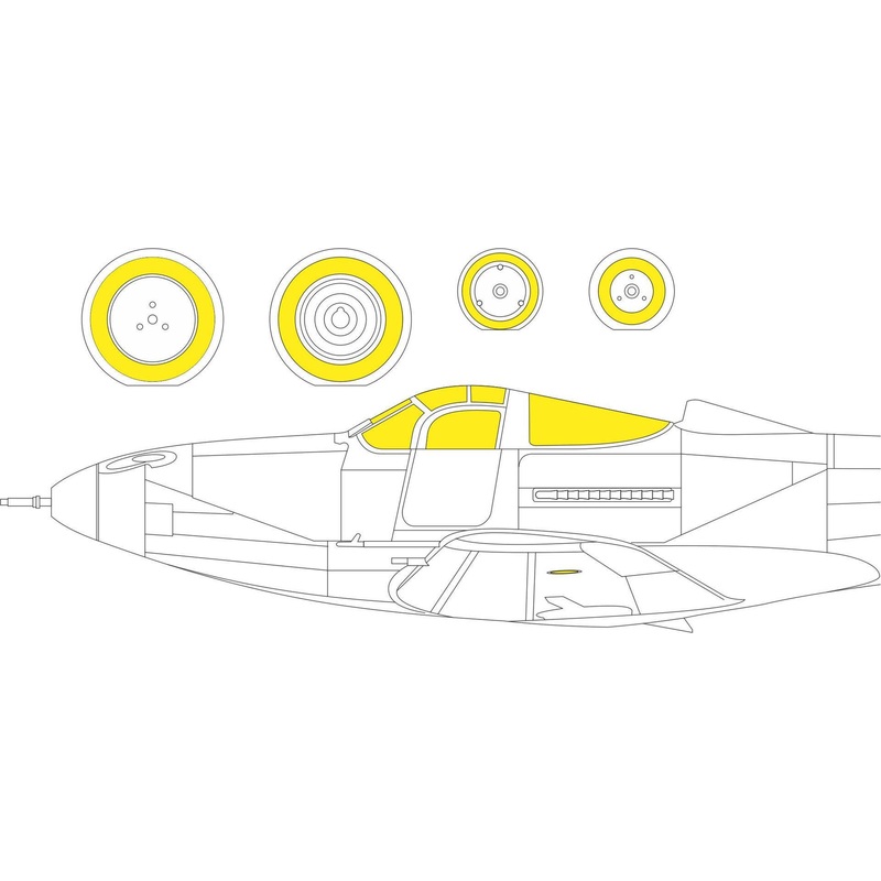 1/72 P-39 / P-400 Mask (for Arma Hobby)