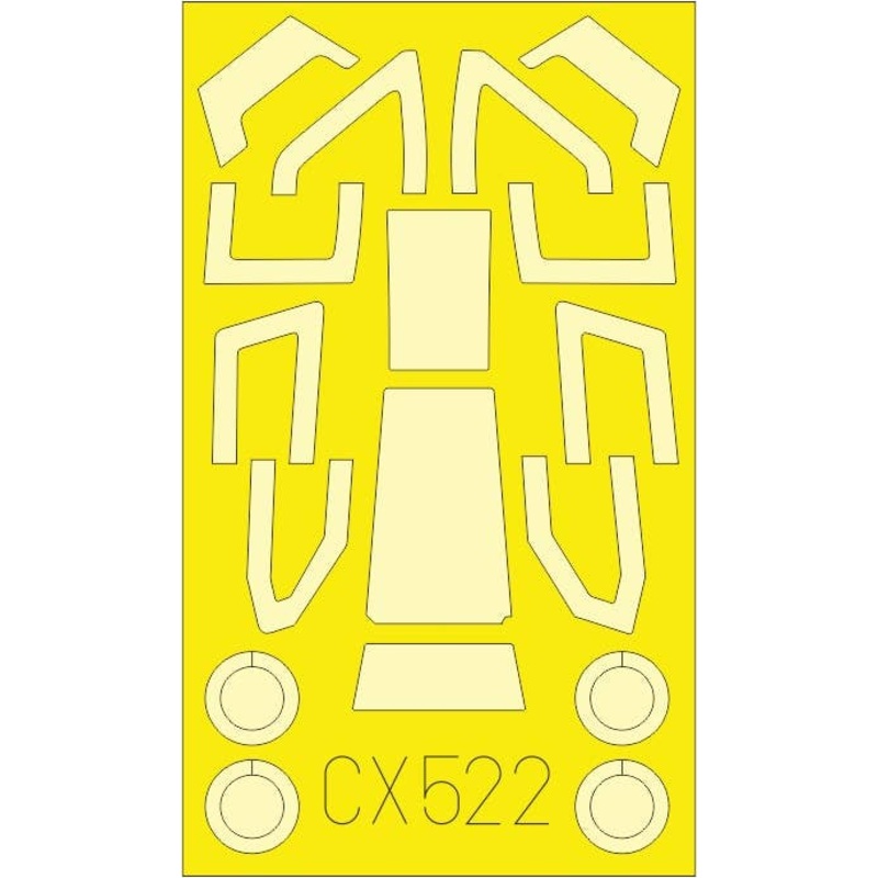 1/72 AH-64D British Army Masking Sheet (for Academy)
