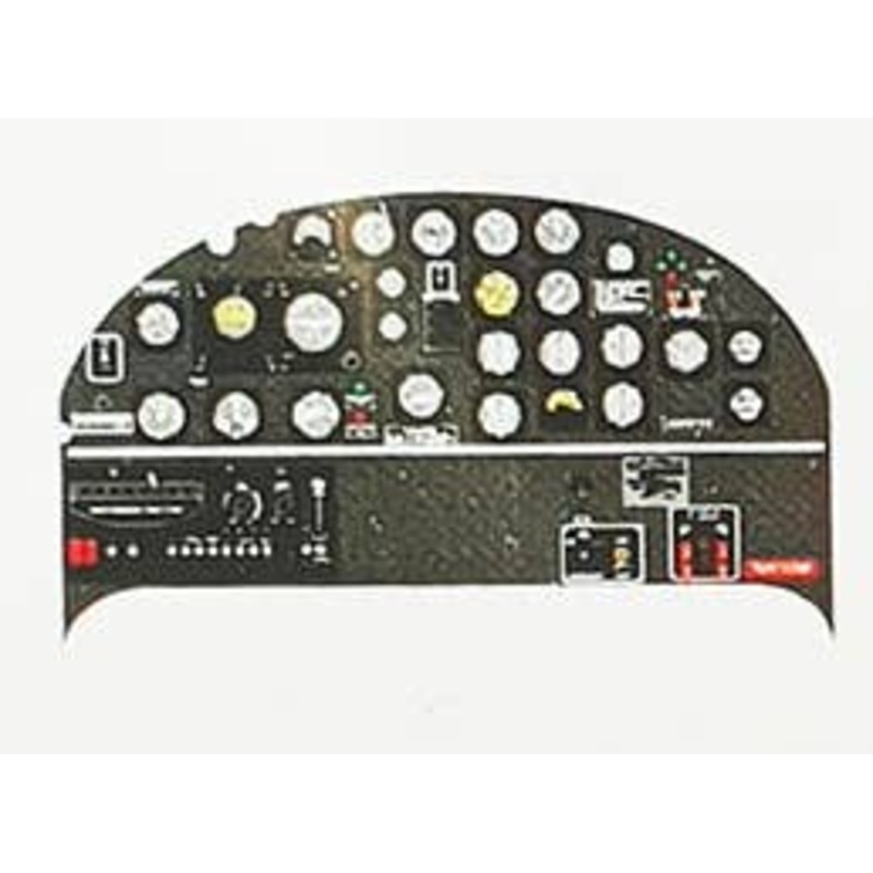 1/72 B-25J Mitchell Colored Instrument Panel Hasegawa