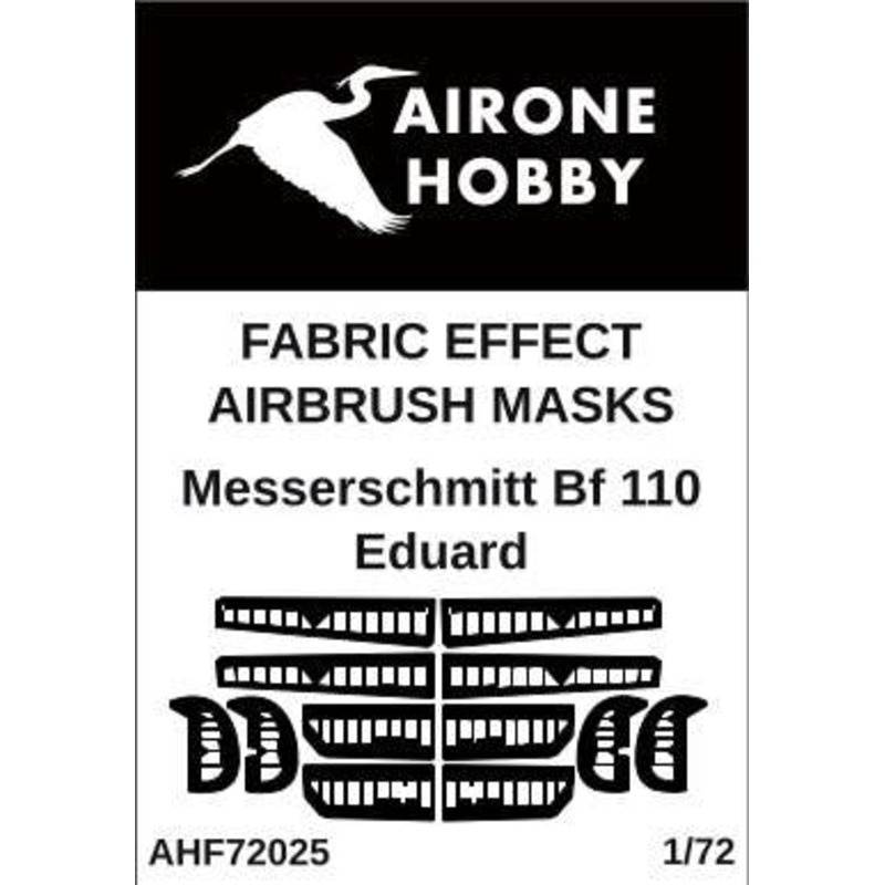 1/72 Bf 110 Fabric Effect Airbrush Mask (for Eduard)