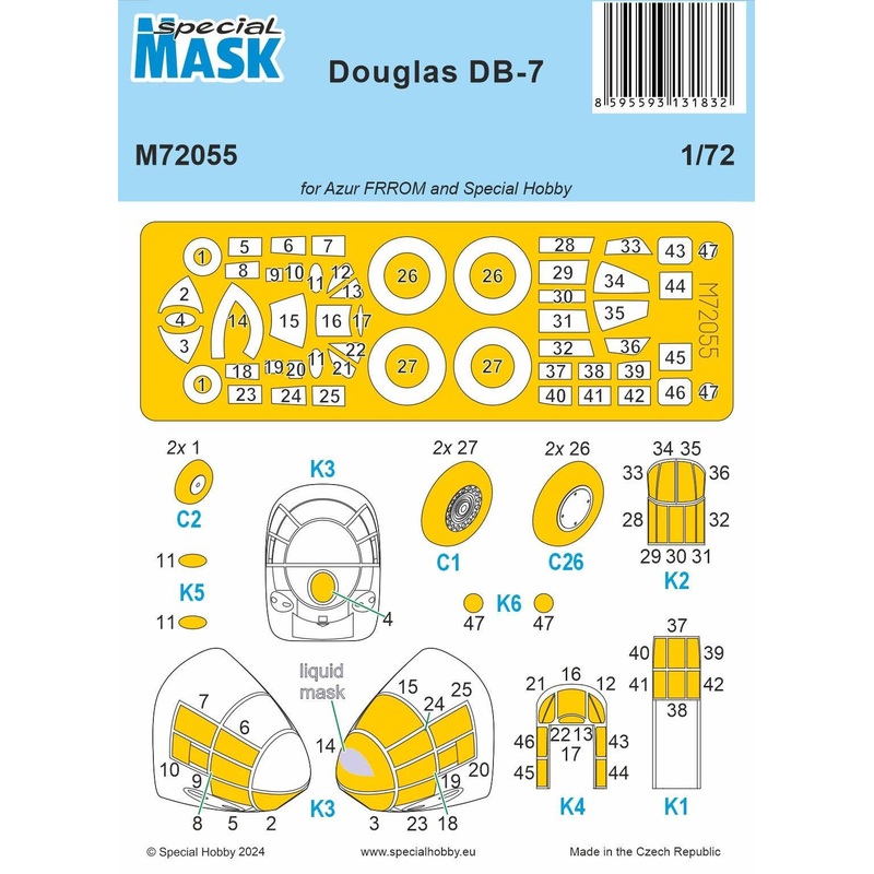 1/72 DB-7 MASK