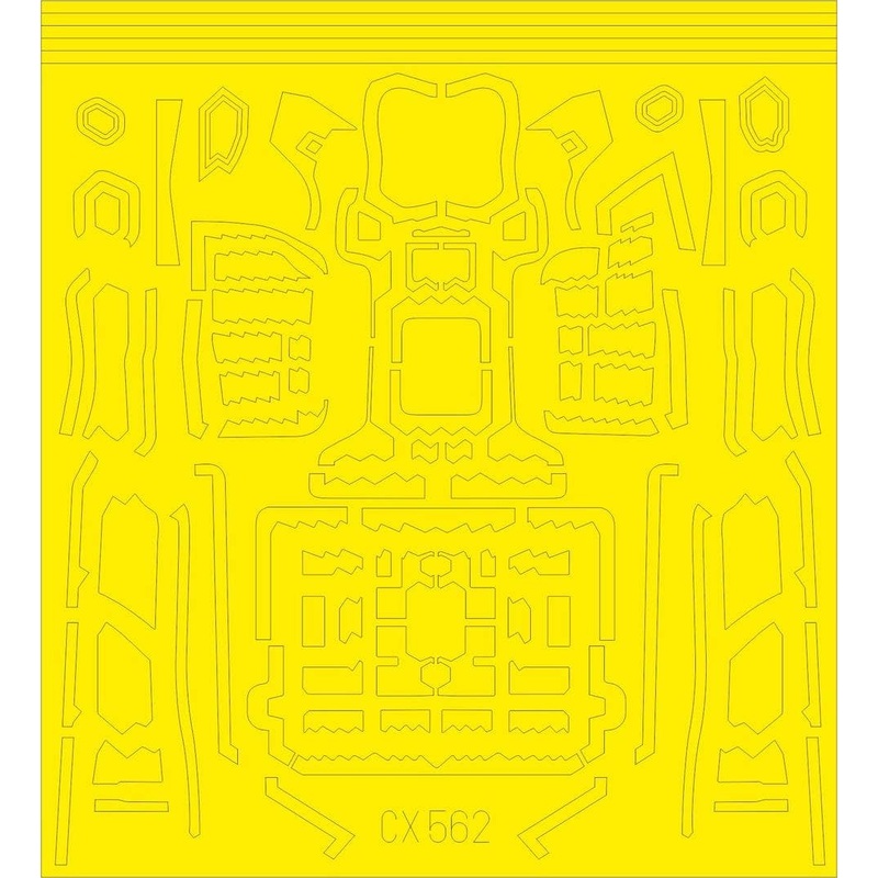 1/72 F-35B Surface Panels Masking Sheet (for Italeri)