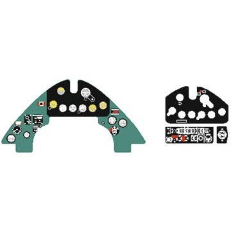 1/72 FM-2 Wildcat Colored Instrument Panel Arma