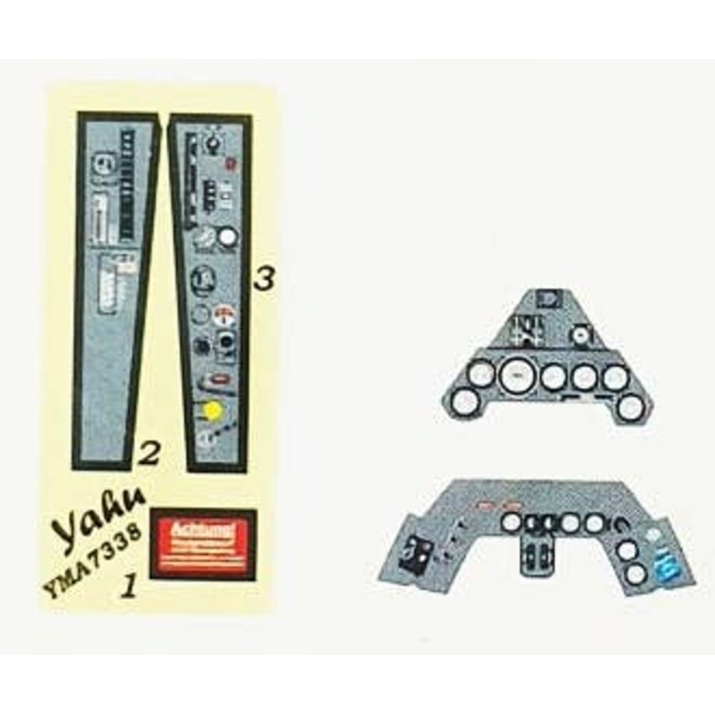 1/72 Focke-Wulf Fw190D Coloring Instrument Panel (IBG)