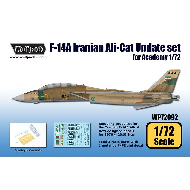 1/72 Iran Air Force F-14A Alicat Upgrade Set (for Academy)