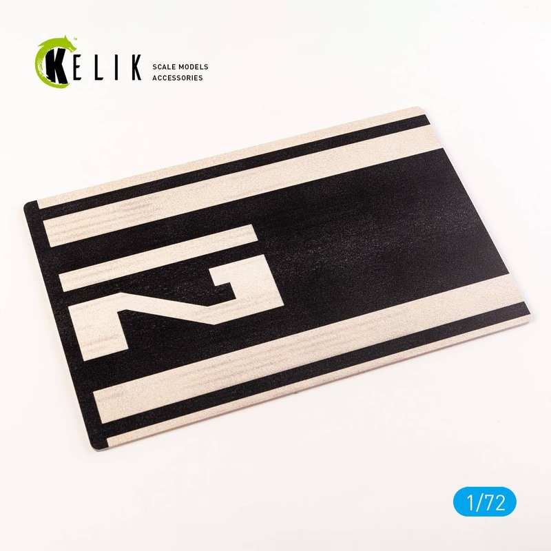 1/72 Isla de Saba, Juancho E, Yrausquin-airport - Base - Acrylic 3 mm (280 x 180 mm) (170 g) (for. any)
