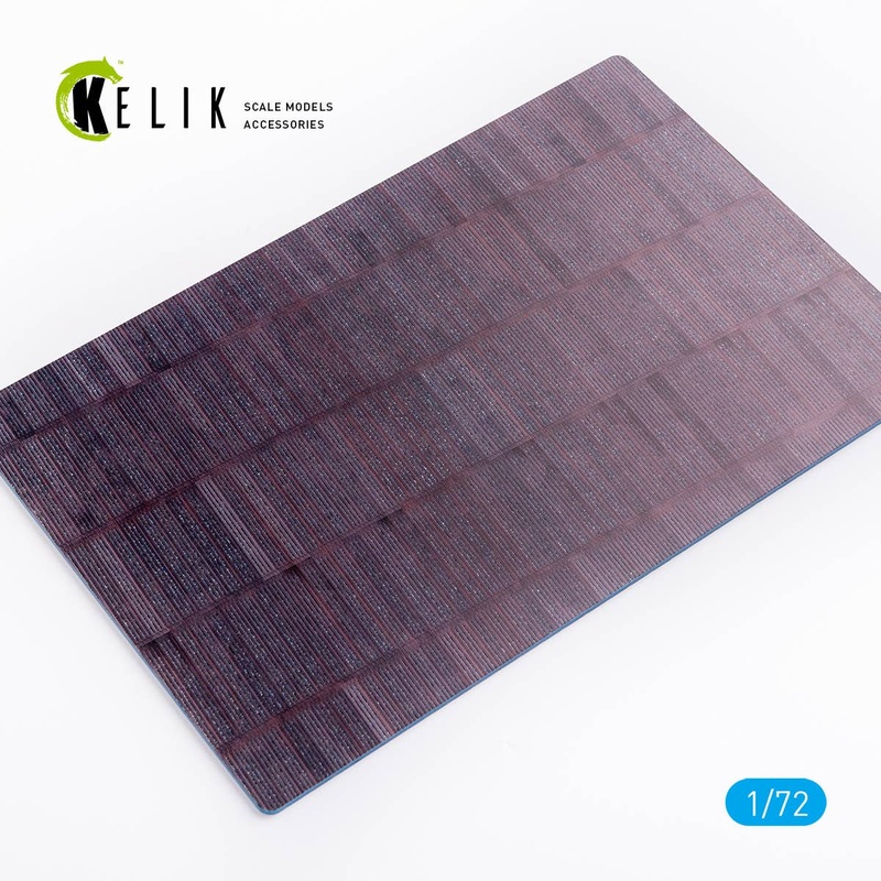 1/72 M8A1 PSP Rusted - Base - Acrylic 3 mm (280 x 180 mm) (170 g)