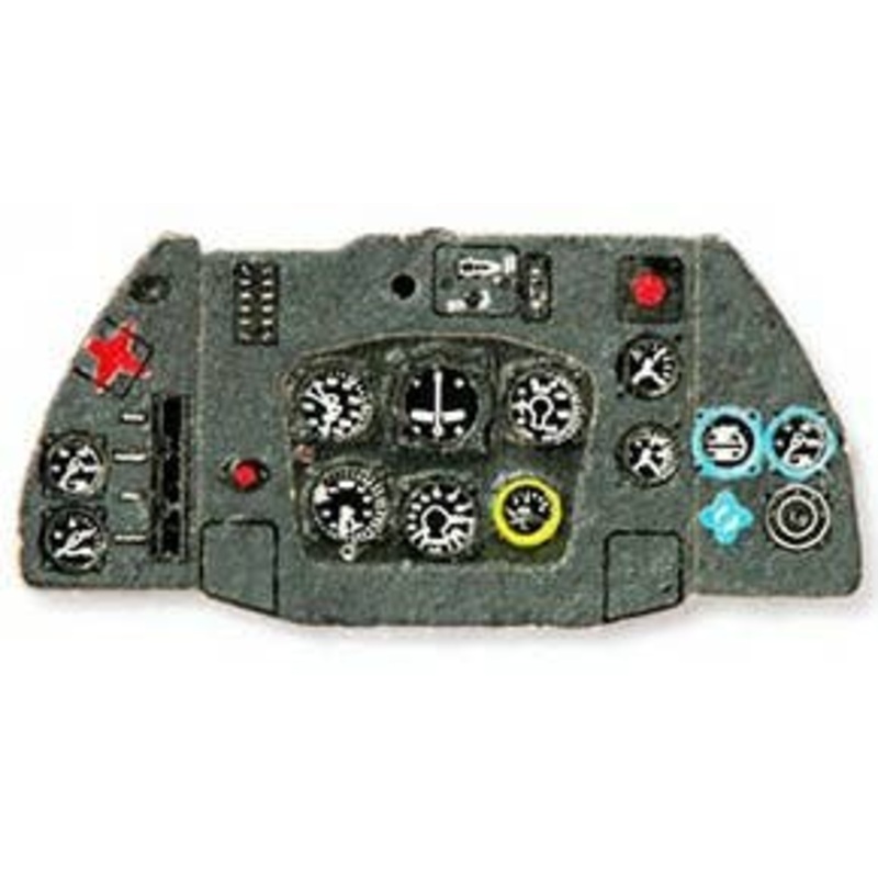 1/72 Me163B-1 Comet Colored Instrument Panel Academy