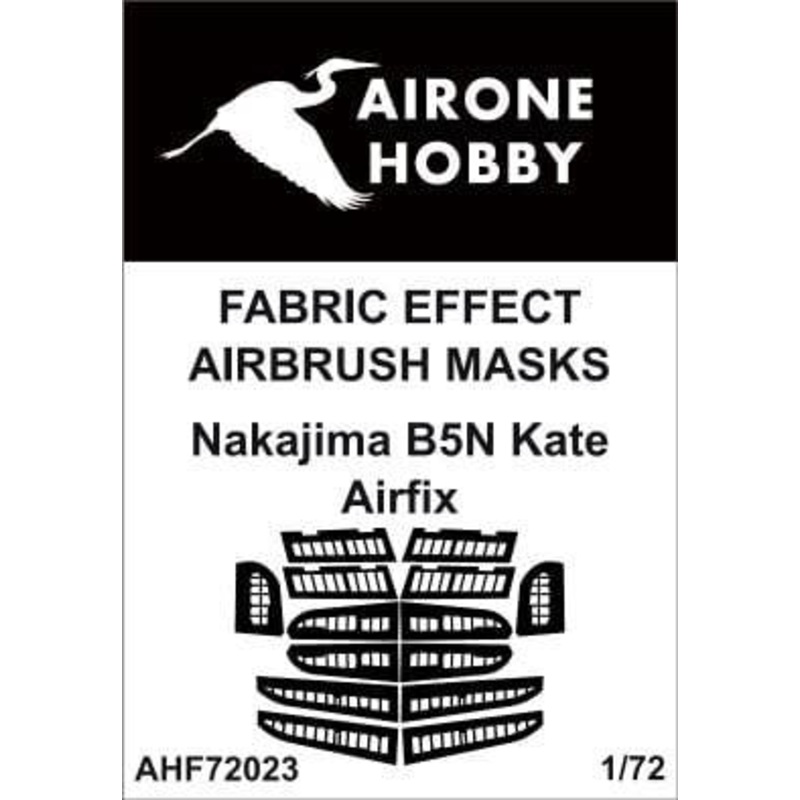1/72 Nakajima Kate Fabric Effect Airbrush Mask (for Airfix)