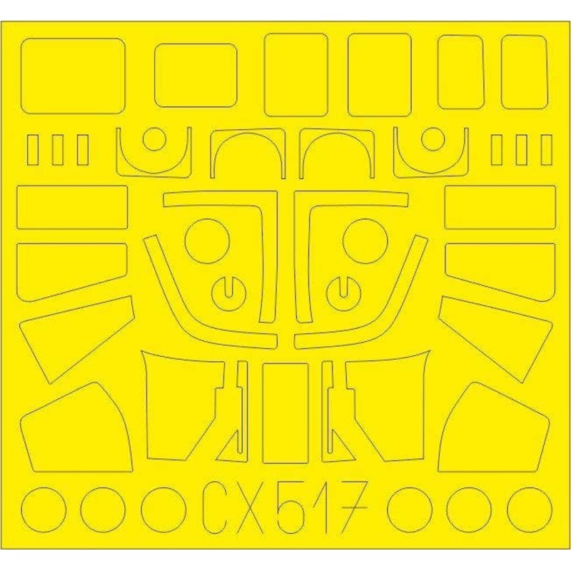 1/72 Sea King HAR.3/Mk.43 Masking Seal (for Airfix)