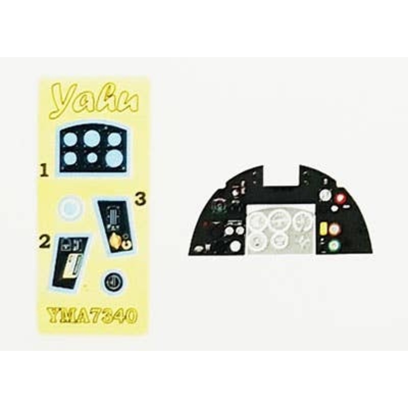 1/72 Tempest Mk.V Coloring instrument panel Airfix