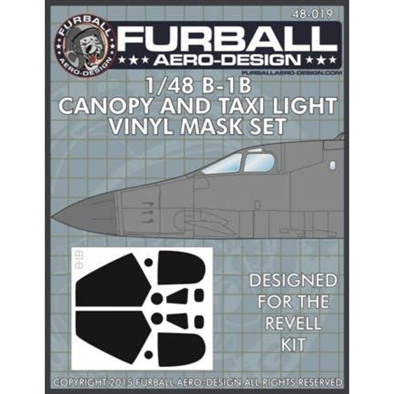 1/48 B-1B Vinyl Mask Set (for Revell)