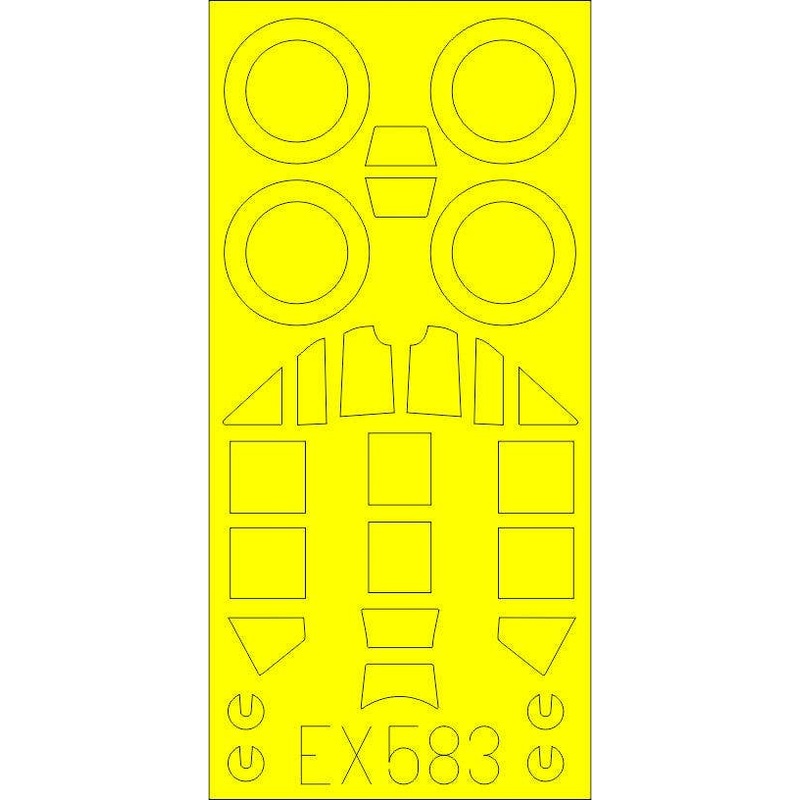 1/48 Bf 109G-6 Masking Sheet (for Tamiya)