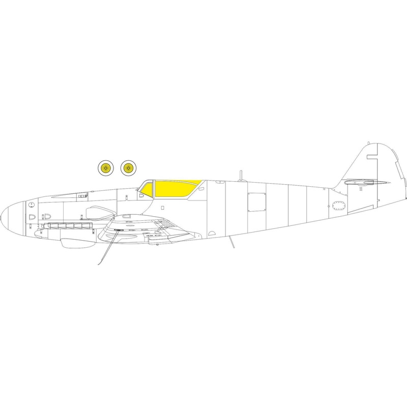1/48 Bf 109K-4 Masks (for EDUARD)