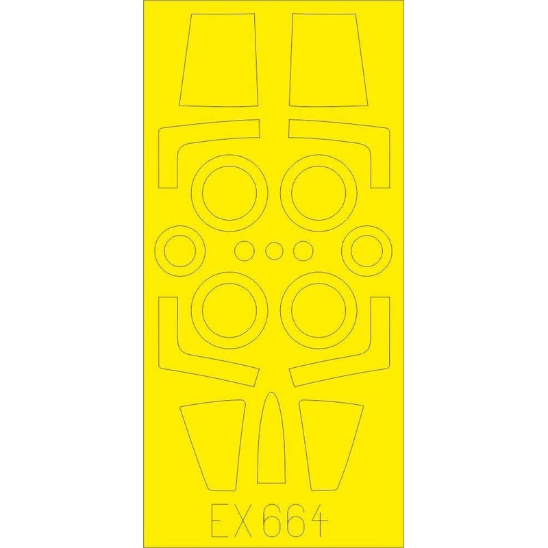 1/48 F-104G Masking Sheet (for Kinetic)