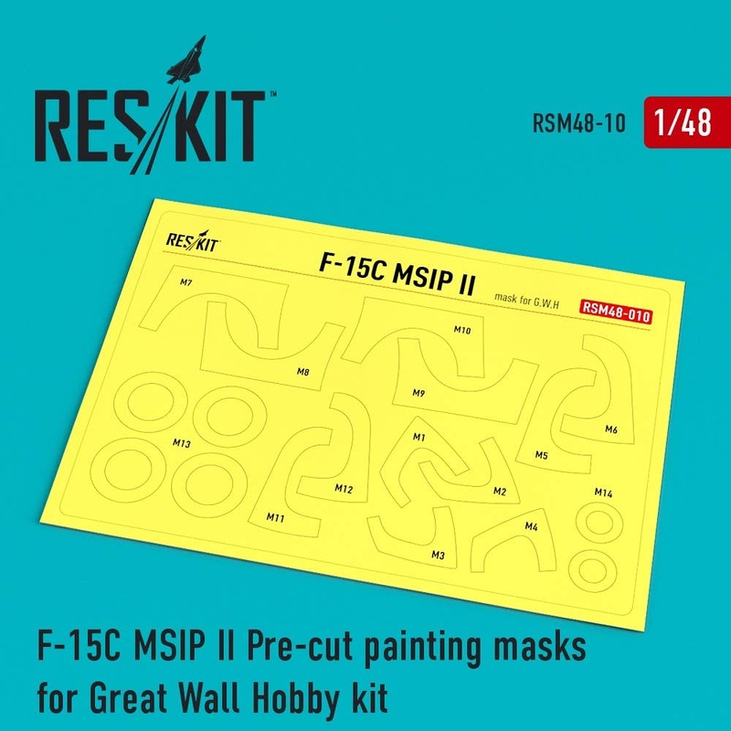 1/48 F-15C MSIP ll Pre-cut painting masks for Great Wall Hobby kit