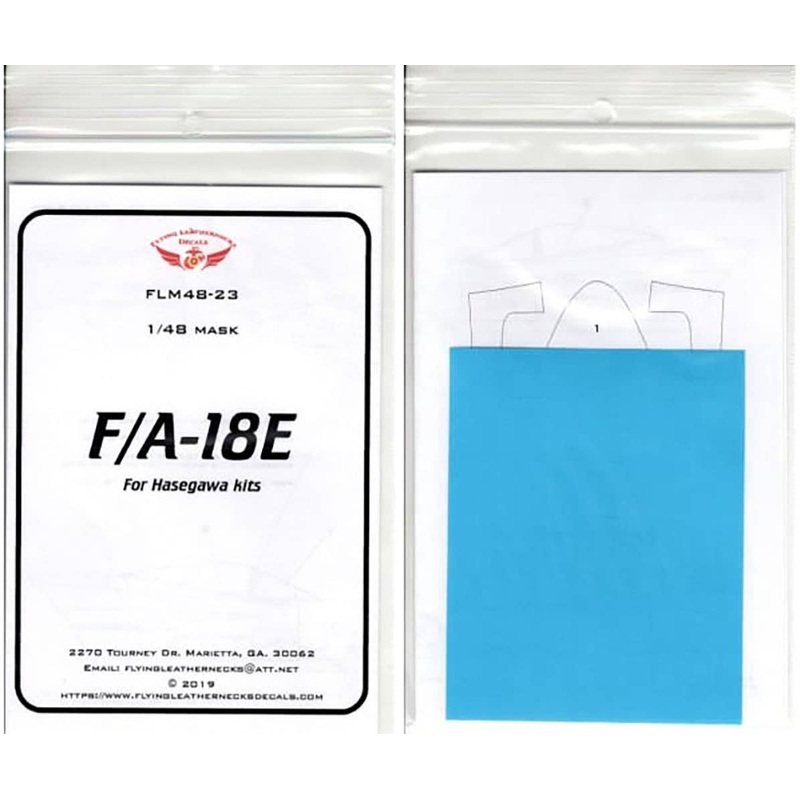 1/48 F/A-18E Canopy & Wheel Mask (for Hasegawa)
