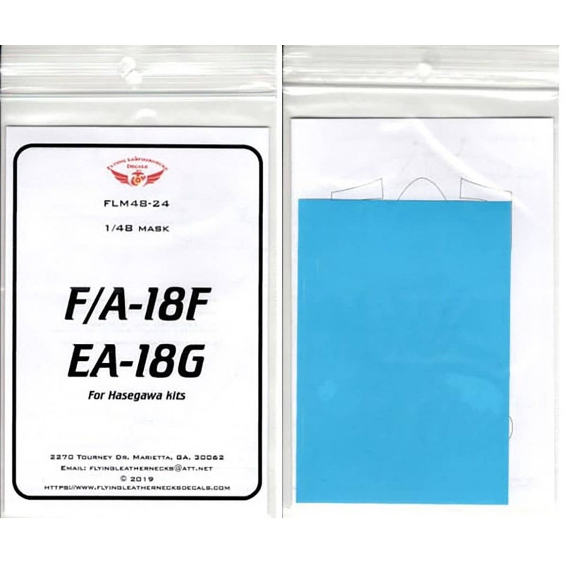 1/48 F/A-18F EA-18G Canopy & Wheel Mask (for Hasegawa)
