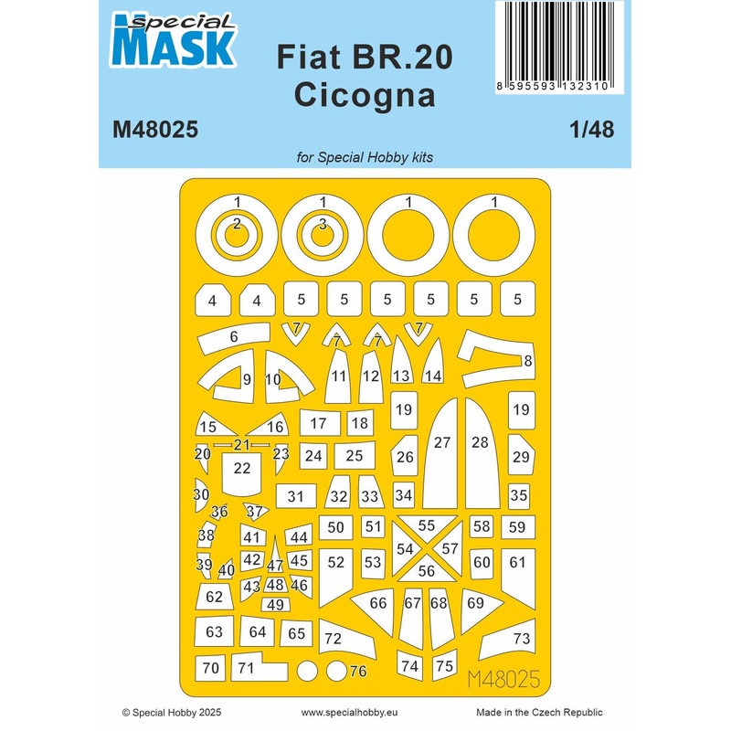 1/48 Fiat BR.20 Cicogna MASK