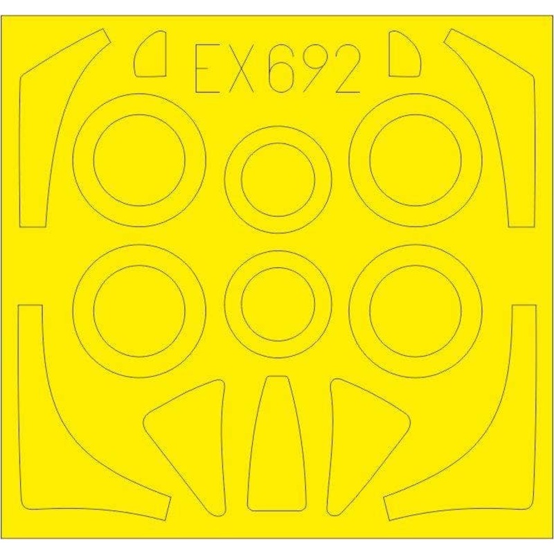 1/48 FJ-2 Masking Sheet (for Kitty Hawk)