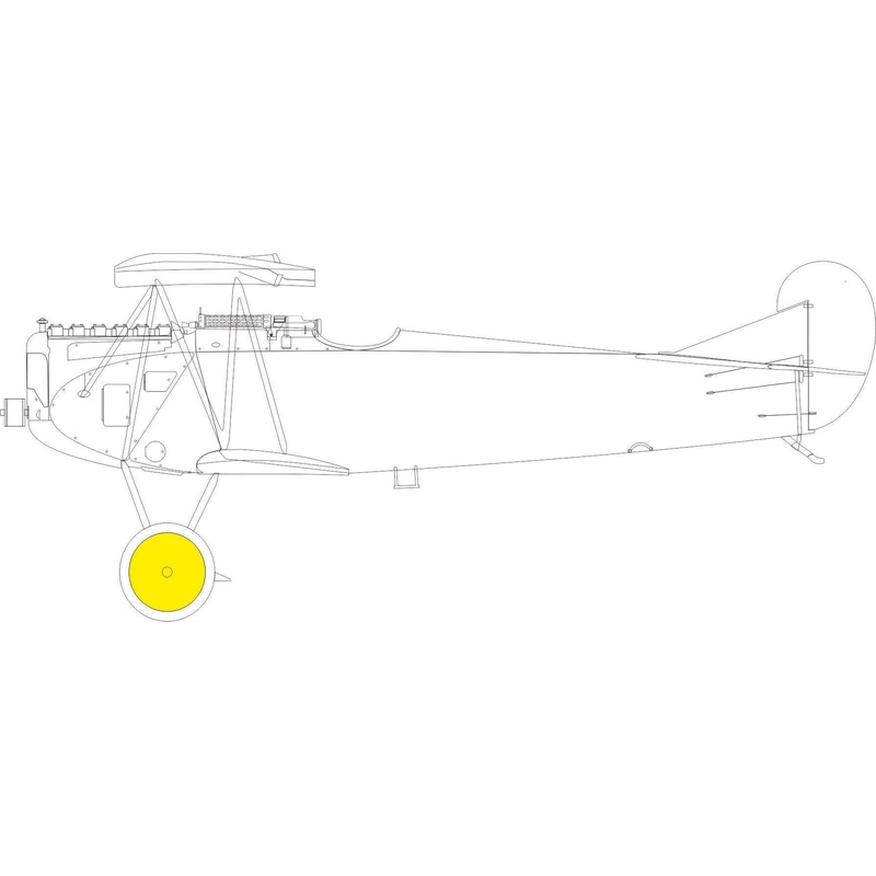 1/48 Fokker D.VIIF Weekend Edition Masks (for Eduard)