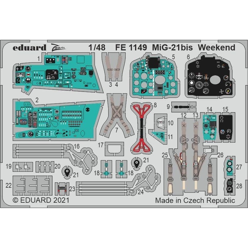 1/48 MiG-21bis Weekend (for Eduard)