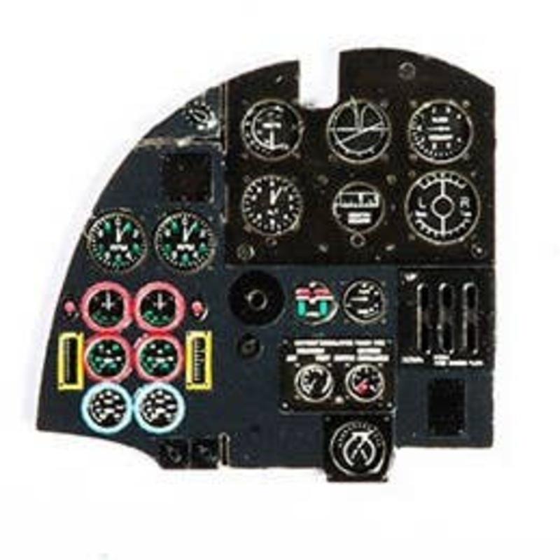 1/48 Mosquito NF.II / FB.VI Coloring Instrument Panel Tamiya