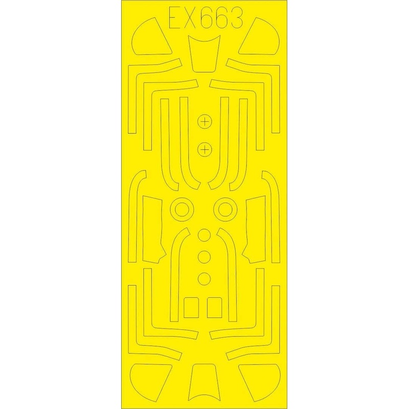 1/48 P-51D TFace Masking Sheet (for Eduard)