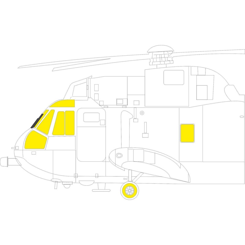 1/48 Sea King Masks (for AIRFIX)