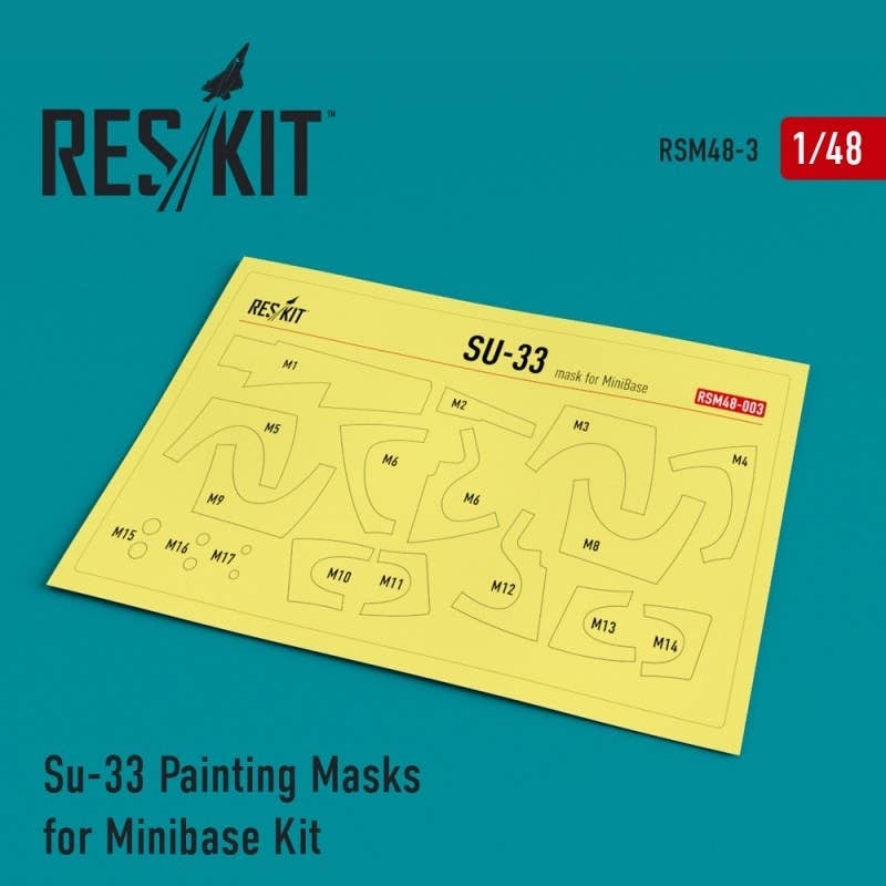 1/48 Su-33 Painting Masks for Minibase Kit