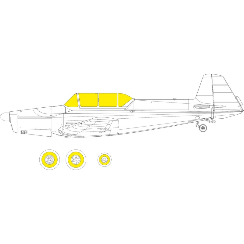 1/48 Z-526 Trener Master TFace Masks (for Eduard)