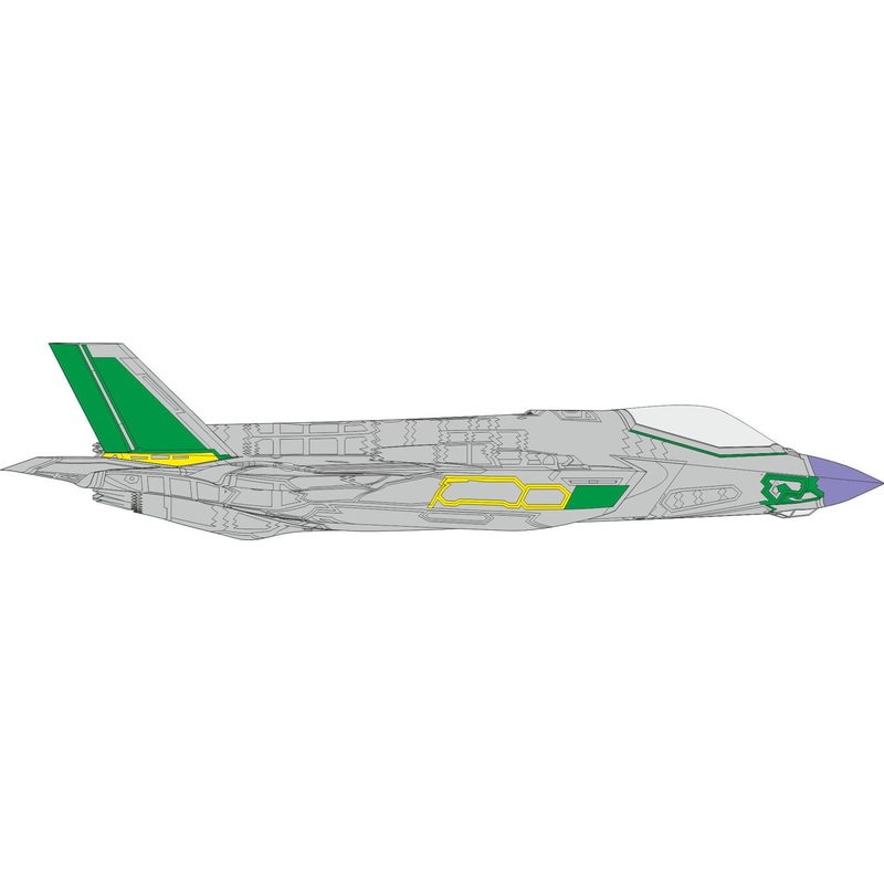 1/72 F-35A RAM panels early Masks (for TAMIYA)