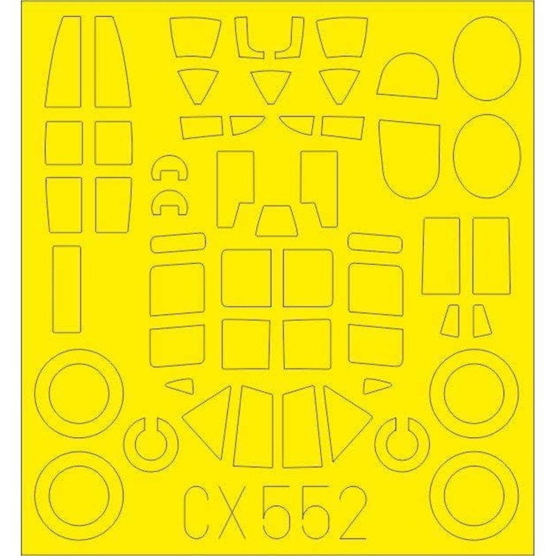 1/72 Pe-2 Masking Sheet (for Zvezda)