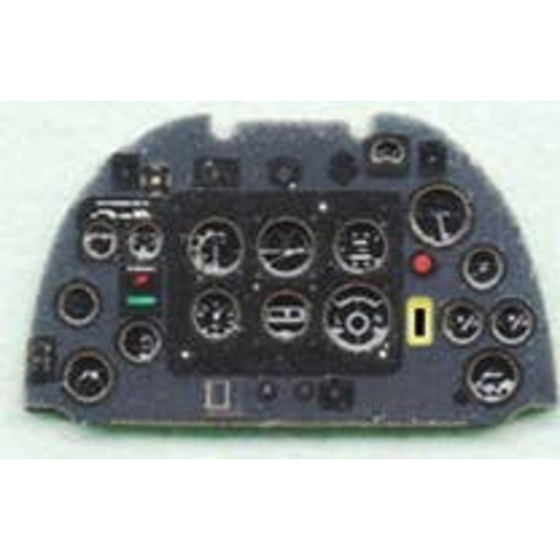 1/72 Spitfire Mk.V Colored Instrument Panel Tamiya Etc.