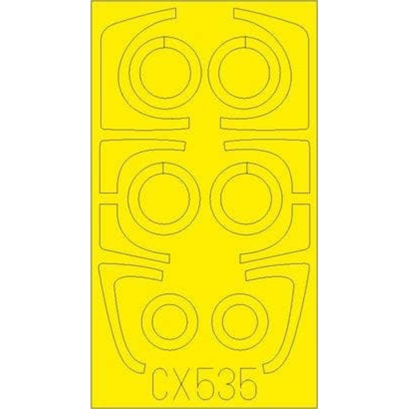 1/72 Su-27UB Masking Sheet (for Zvezda)