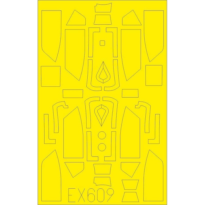 1/48 Bf 109G-10 TFace Masking Sheet (for Eduard)