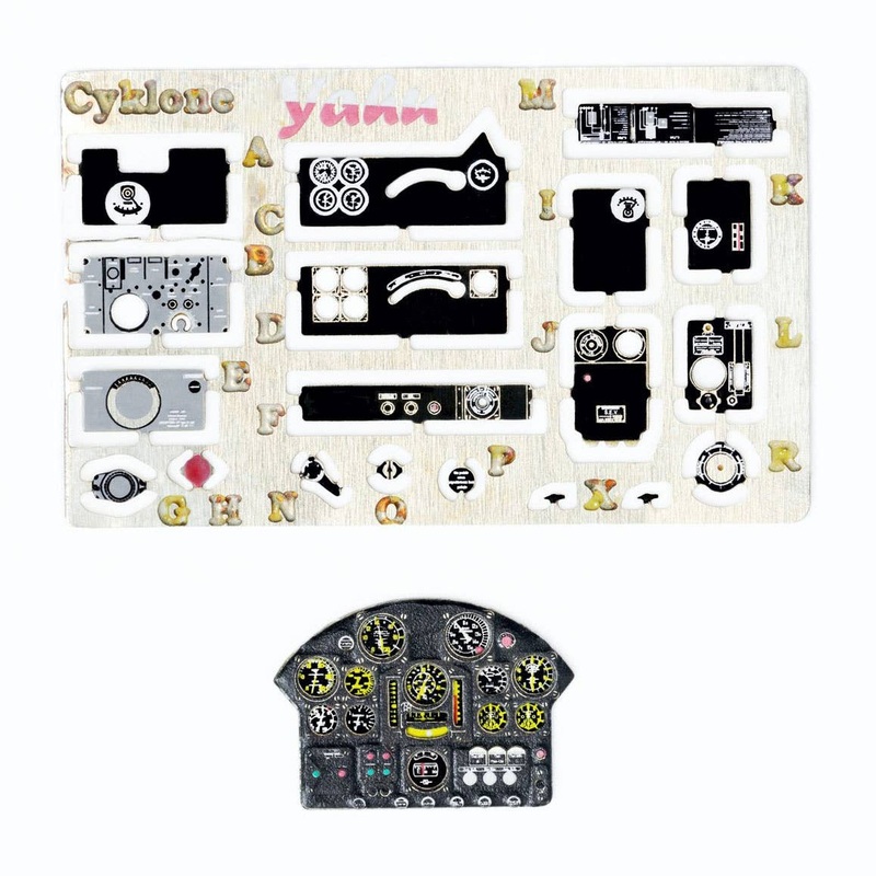 1/48 Caudron C.714 Fighter Colored Instrument Panel (Dora)