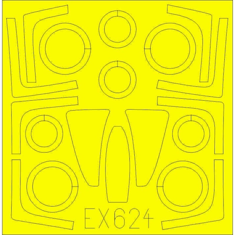 1/48 F-14D Masking Sheet (for Tamiya)