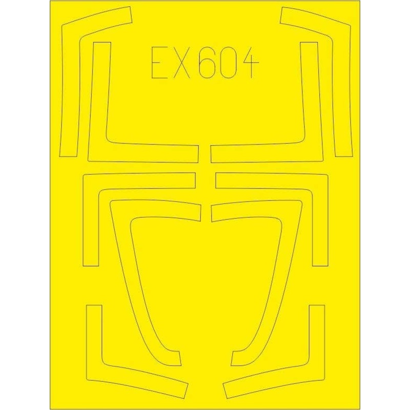 1/48 F/A-18B/D Masking Sheet (for Kinetic)
