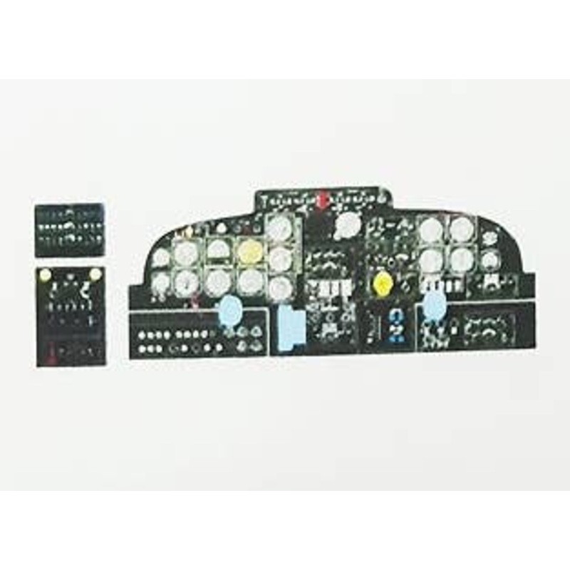 1/48 O-2 Skymaster Initial Coloring Instrument Panel ICM