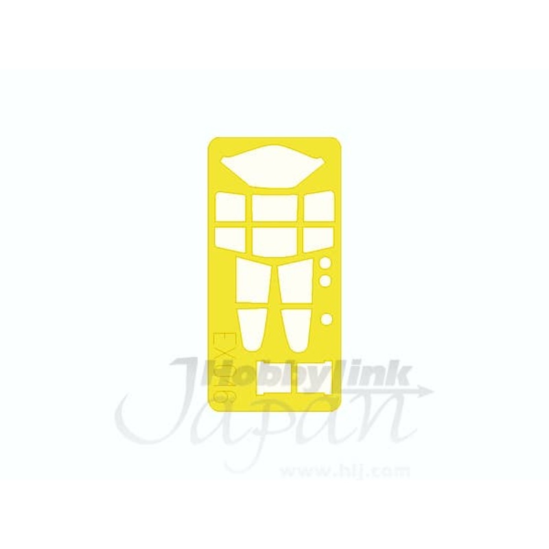 1/48 P-40B Die-Cut Flexible Mask (for Trumpeter)