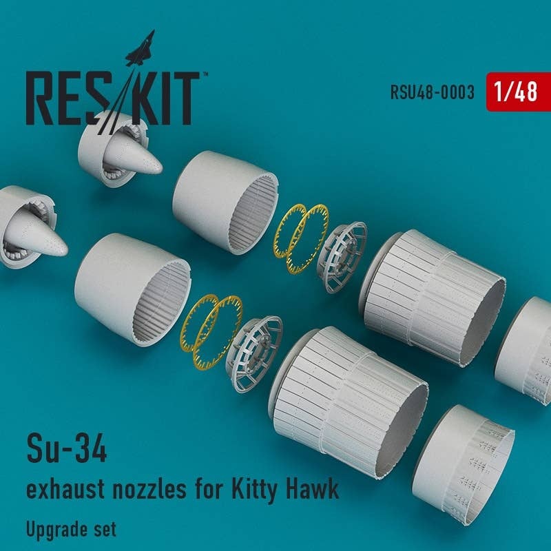 1/48 Su-34 Exhaust Nozzles (for Kitty Hawk)
