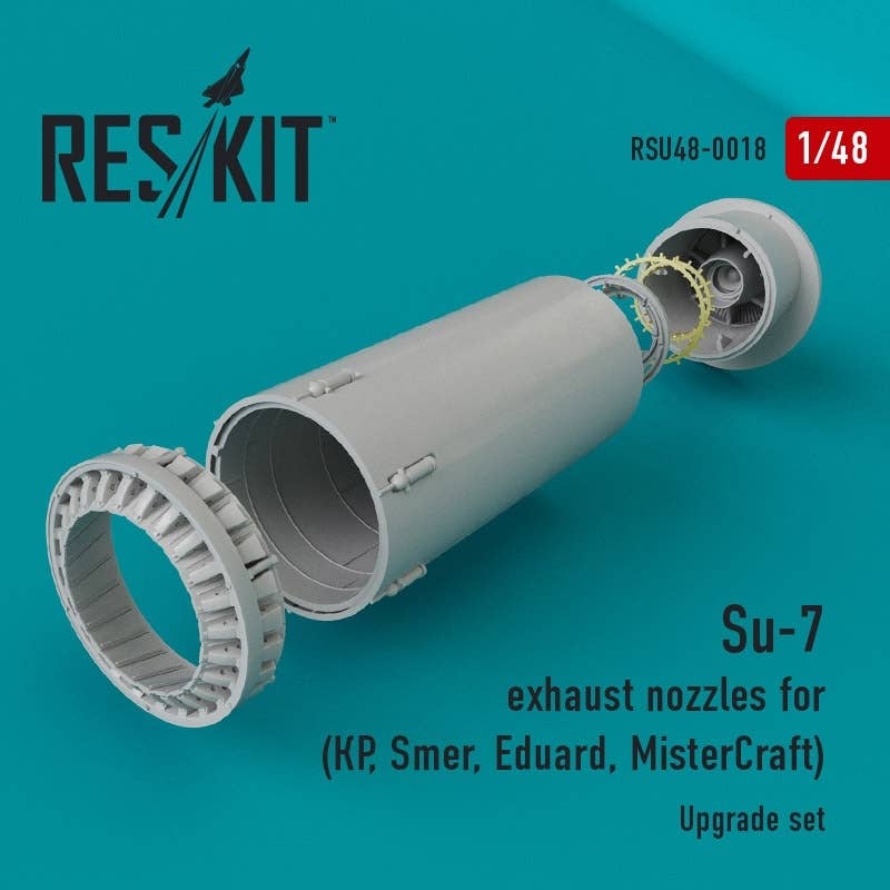 1/48 Su-7 Exhaust Nozzles (for KP, Smer, Eduard, Mister Craft)