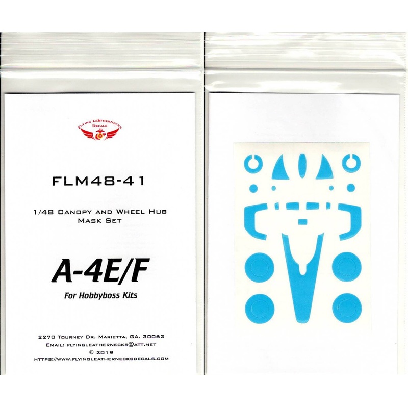 1/48 A-4E / F Canopy & Wheel Mask Set (For HB Kit)