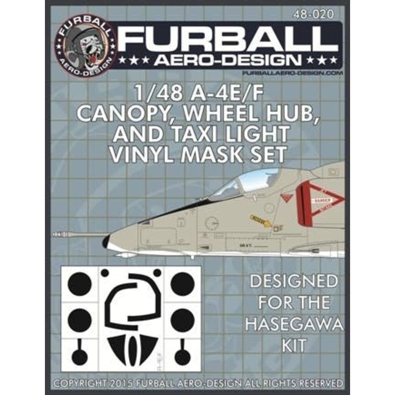1/48 A-4E/F Vinyl Mask Set (for Hasegawa)