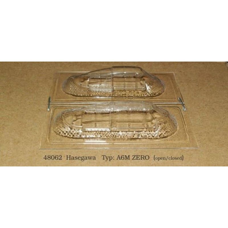 1/48 A6M Zero Canopy (Open-Closed) (for Hasegawa)