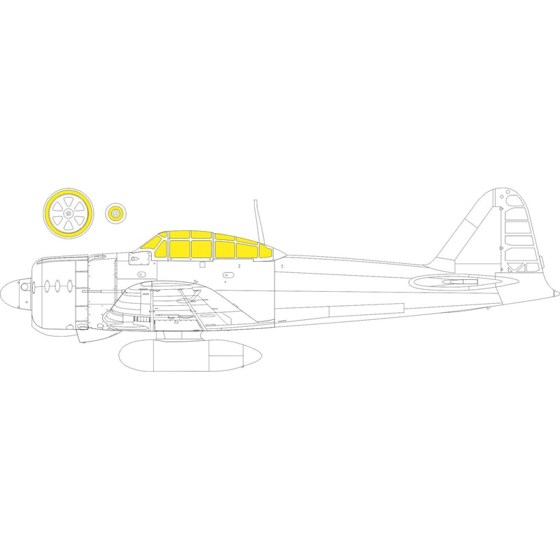 1/48 A6M2-N Rufe TFace Mask